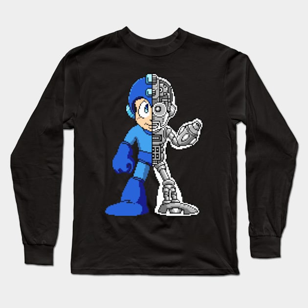 megaman Long Sleeve T-Shirt by kladenko